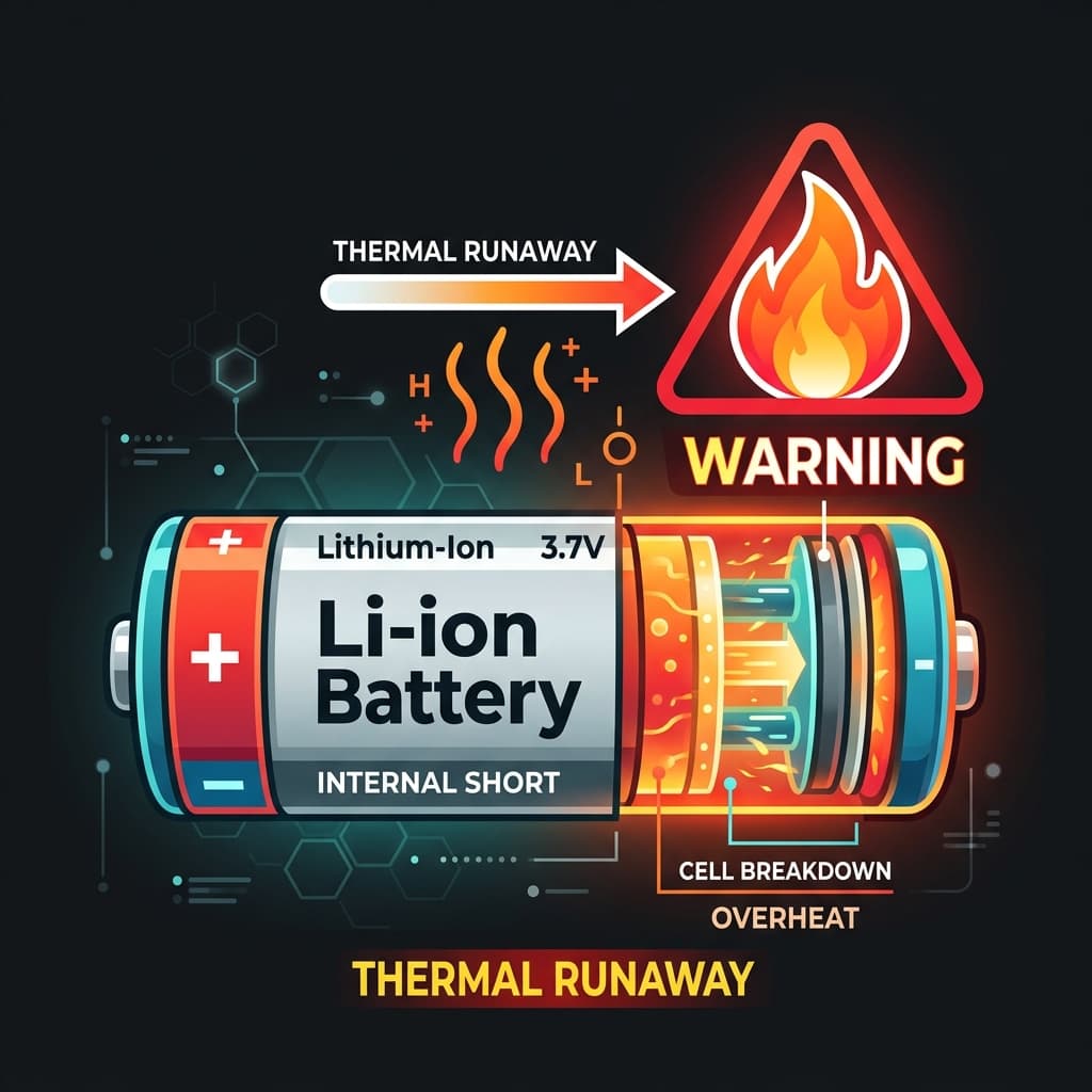 3D render of internal layers of a cylindrical lithium-ion battery cell