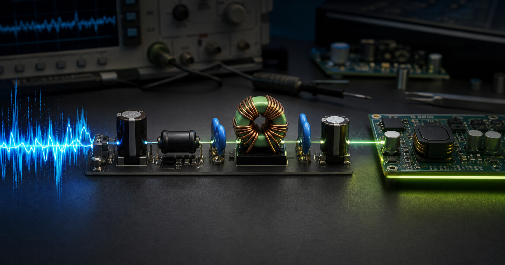 How EMI Filters Work: Ferrites, Capacitors and Noise Suppression
